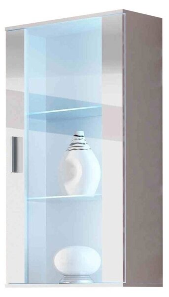 Zondo.hr Vitrina Belario B2 (bijela + bijeli sjaj) (plava LED rasvjeta). 1058605