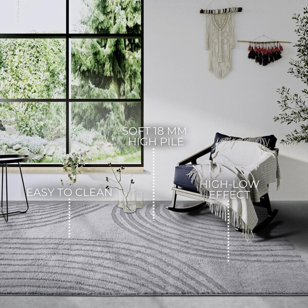 Sivi tepih 120x170 cm Pigment Light Grey – Elle Decoration