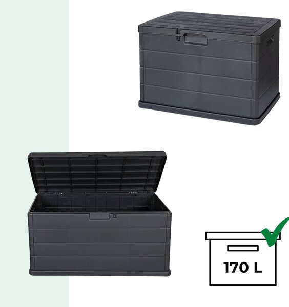 Kutija za pohranu BETA, 170L, 78x55x52cm, antracit I.P.A.E-Progarden