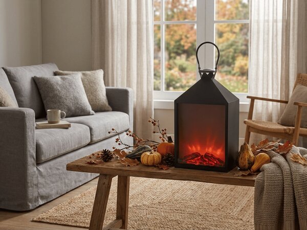 LED ukrasna lampa COZY WARM 55x30 cm, crna
