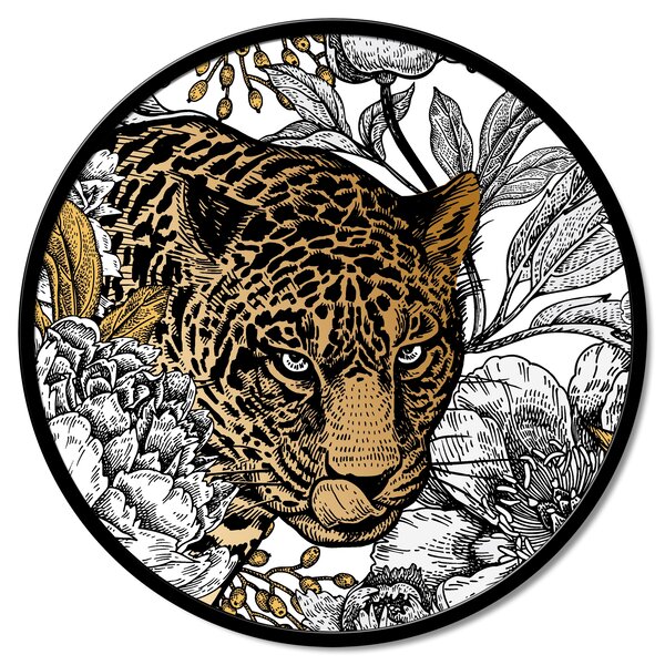 Zidni ukras Leopardo