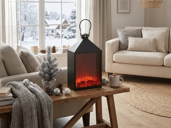 LED ukrasna lampa COZY WARM 55x30 cm, crna