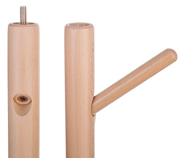 ATMOWOOD Drveni stalak za kapute 175 cm - prirodni