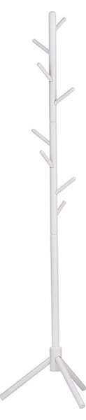 ATMOWOOD Drveni stalak za kapute 175 cm - bijeli