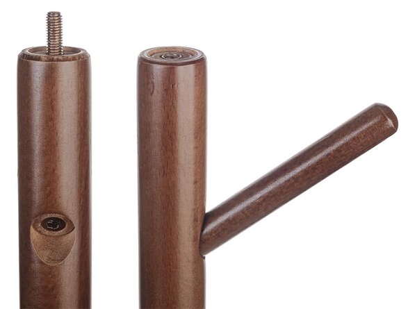 ATMOWOOD Drveni stalak za kapute 175 cm - smeđi