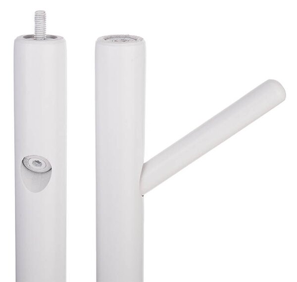 ATMOWOOD Drveni stalak za kapute 175 cm - bijeli