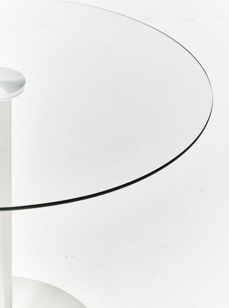 Okrugao blagovaonski stol sa staklenom pločom stola ø 90 cm Metropolitan – Premier Housewares