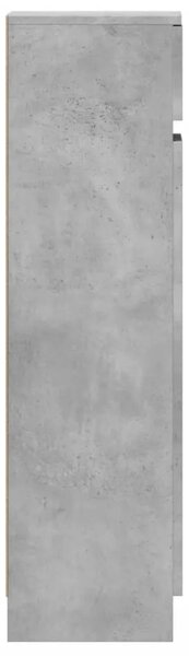 Ormarić za cipele boja betona 100 5x28x100 cm konstruirano drvo - Beton siva