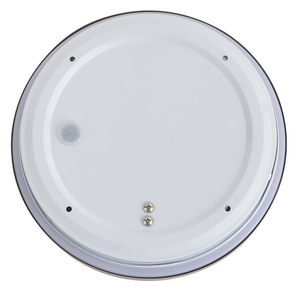 Moderna stropna svjetiljka taupe s bijelom 25cm IP44 - Walden