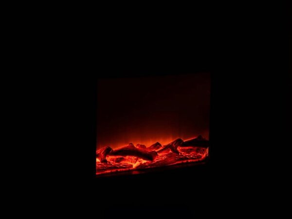 LED ukrasni moderni kamin COZY WARM 40x50 cm, crni