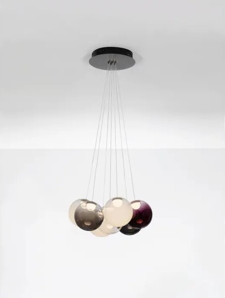 SILENZIO LED LUSTER CRNI/STAKLO 41W IP20 3000K TRIAK PRIGUŠIV NL9190212