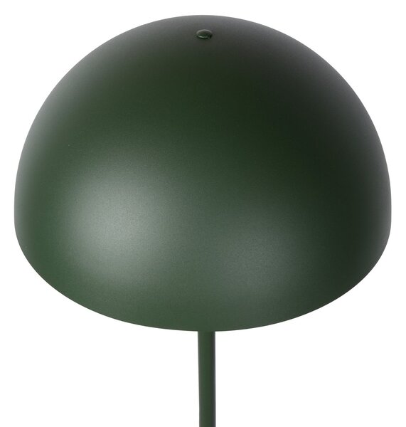 Lucide Siemon podna lampa od čelika, Ø 35 cm, zelena, Zelena, Dnevni boravak/blagovaonica, Metal