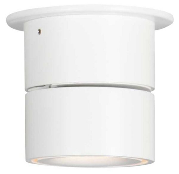 Steinhauer LED stropni reflektor Fez, bijeli, 1 žarulja, metalni, okretni, prigušiva, Bijela, Dnevni boravak/blagovaonica, Metal