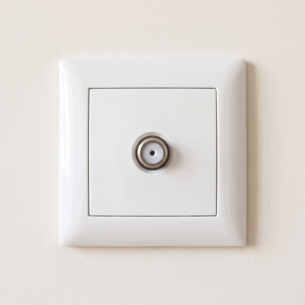 Antenska Utičnica s Okvirom OSTE JNH012-A WHITE