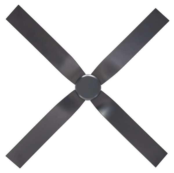 CasaFan Stropni ventilator Eco Ventos, sivi, metalni, IP44, DC, Wi-Fi, Sivo, Metal