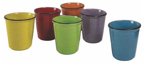Set 6 keramičkih čaša za vodu VDE Tivoli 1996 Baita, 350 ml