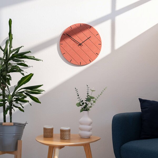 Zidni sat Luxhora Mosaida Red 11 boja kazaljki