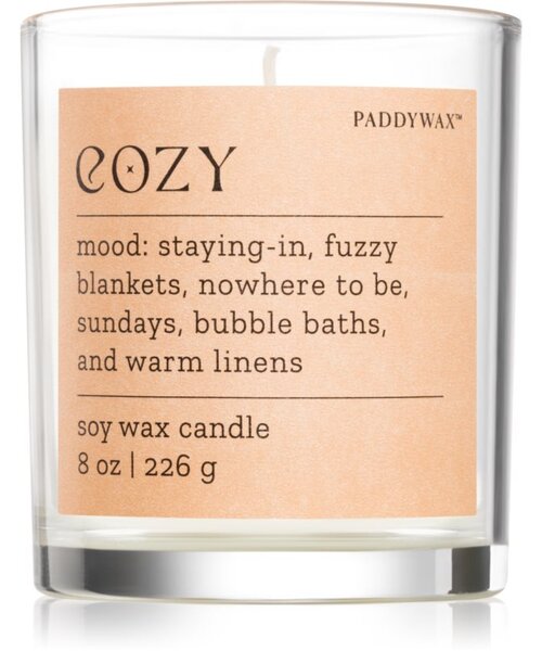 Paddywax Mood Cozy Cashmere & French Orris mirisna svijeća 226 g