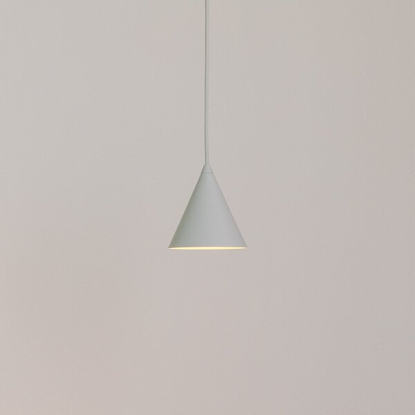 Nowodvorski Lighting ZENITH viseća svjetiljka, svijetlosiva, Ø 11 cm, metal, GU10, prigušiva, Sivo, Dnevni boravak/blagovaonica, Metal