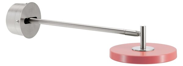 UMAGE Asteria Long LED zidna svjetiljka, ružičasta, čelik, s trajnom, prigušiva, Ružičasta ruža, spavaća soba, Metal