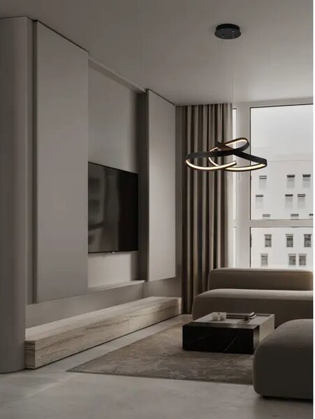 OLIA LED VISILICA CRNA 47W IP20 CCT 2700-4000K TRIAK PRIGUŠIVA NL9104716