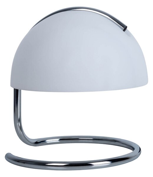 Näve Stolna lampa Burano, bijela, visina 25 cm, staklo/metal, E27, Bijela, Dnevni boravak/blagovaonica, Metal
