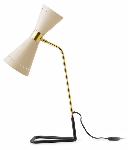 Stolne Lampa Stilnovo, Megafono, Bež, Dnevna soba, Metal, Dizajn
