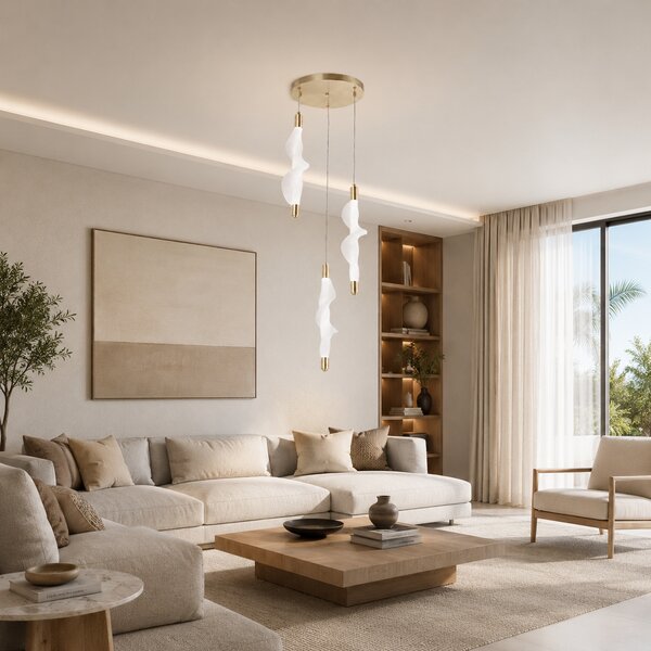 LED svijetiljka G009-3CPR WHITE/GOLD