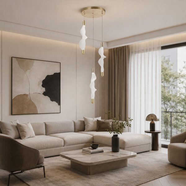 LED svijetiljka G009-3CPR WHITE/GOLD