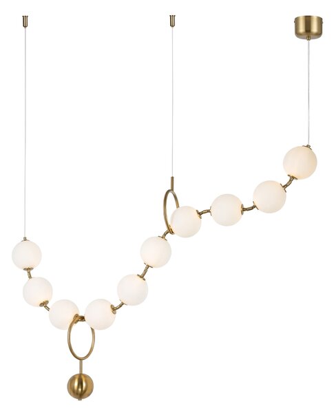 Stropni luster LED APP1444-10CP GOLD