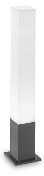 IDEAL LUX Ideal Lux svjetiljka za stazu Edo kvadratna, antracit, GX53, Sivo, Aluminij