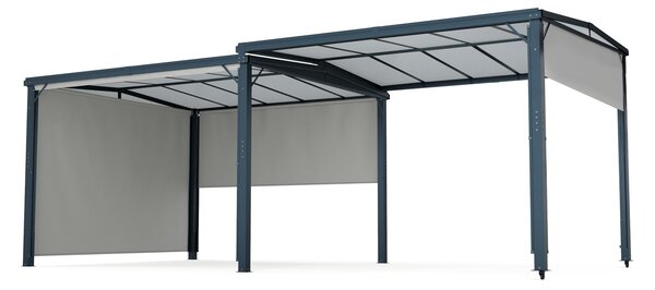 Blumfeldt Pantheon Cortina Solid Sky Expand vrtna sjenica 3x6, otporna na vremenske uvjete, proširiva