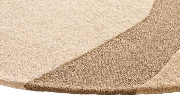 Vuneni Tepih Figari Linen Round