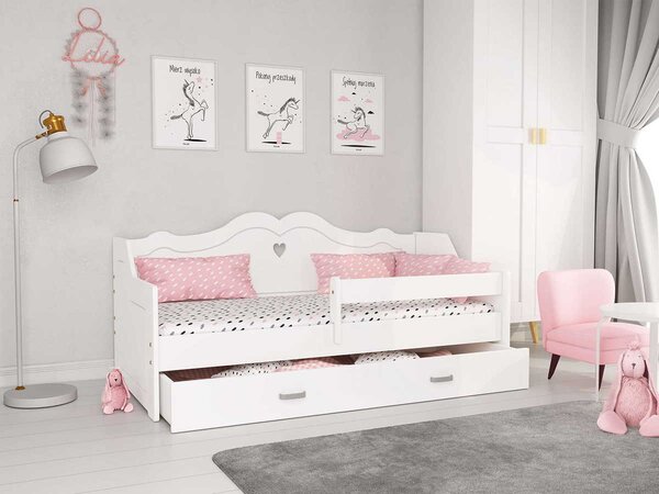 Ourbaby Children's bed Julie - white 160x80 cm
