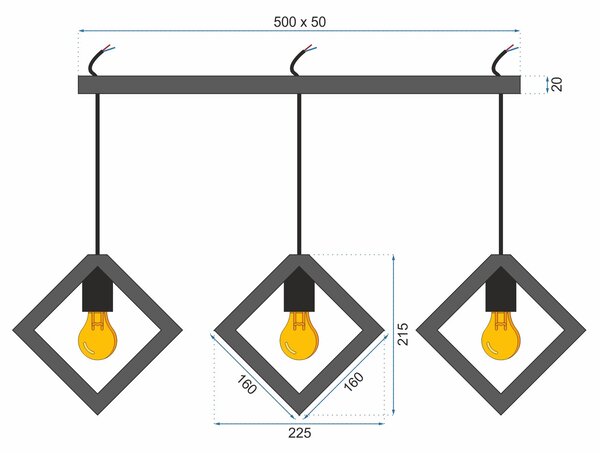 Lampa Denver 180979B