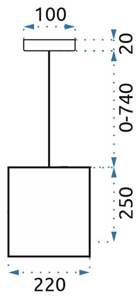 Stropne svjetiljka u stilu Loft LH2043
