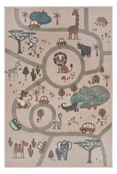Bež dječji tepih 120x170 cm Animal Park – Hanse Home