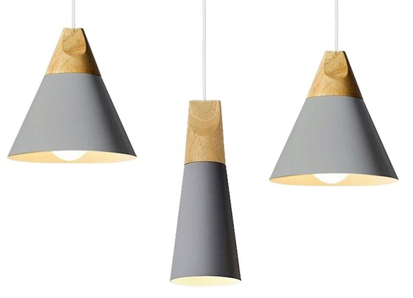 Stropna svjetiljka SCANDI SET CPR Grey
