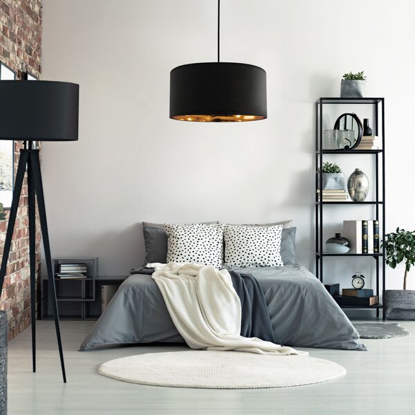 Viseća svjetiljka Crno zlato 36cm APP619-1CP