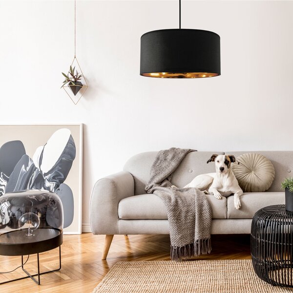 Viseća svjetiljka Crno zlato 36cm APP619-1CP