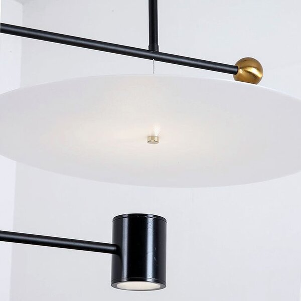 Lampa Sufitowa LED Czarna APP589-1CP