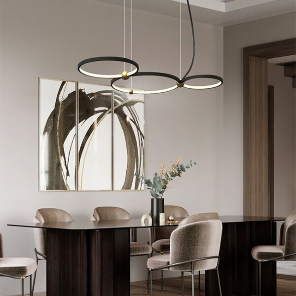 Black Ring 3 led lampa + APP752-30-40-50 daljinski upravljač