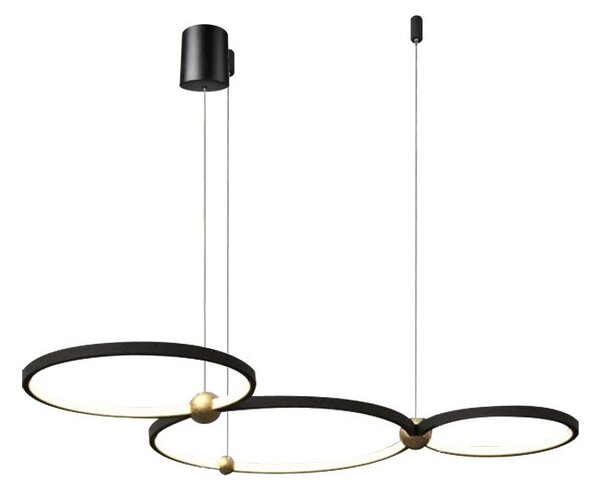 Black Ring 3 led lampa + APP752-30-40-50 daljinski upravljač