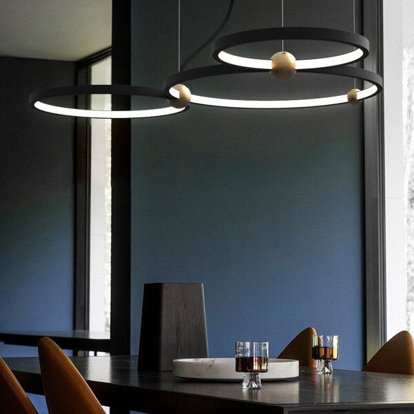 Black Ring 3 led lampa + APP752-30-40-50 daljinski upravljač