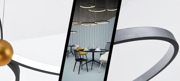 Black Ring 3 led lampa + APP752-30-40-50 daljinski upravljač