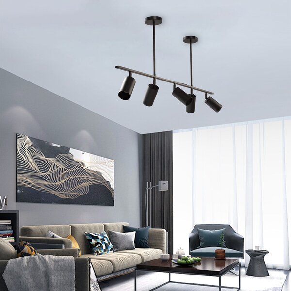 VISEĆA LAMPA MODERNA METALNA BLACK LOFT APP611-5C