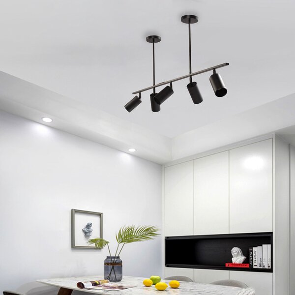 VISEĆA LAMPA MODERNA METALNA BLACK LOFT APP611-5C