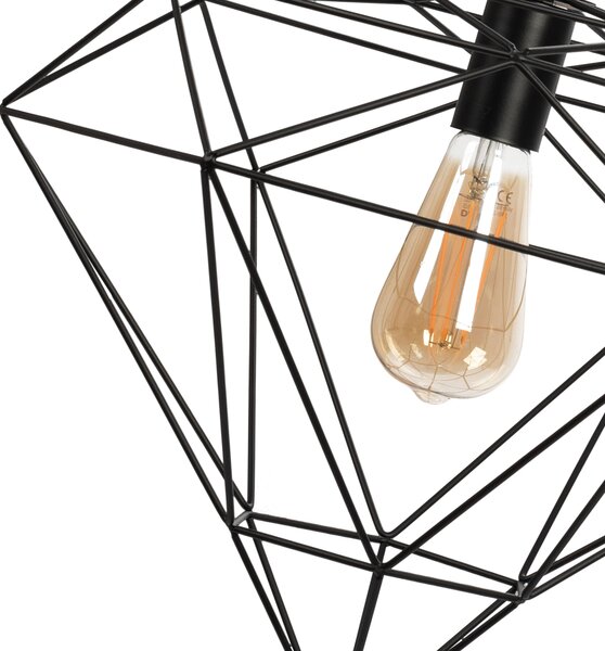 VISEĆA LAMPA DIAMOND METAL LOFT BLACK APP563-1CP