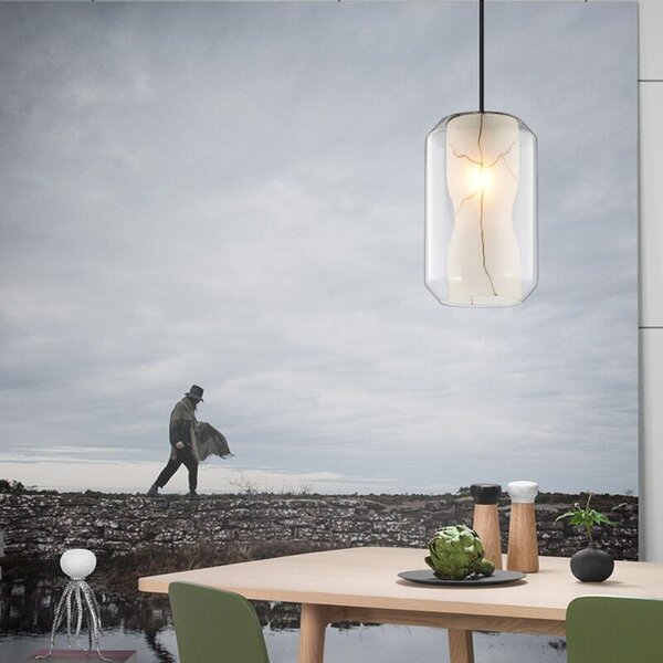 LED KUPAONSKA SVJETILJKA OKRUGLA CRNA 80CM APP850-1W