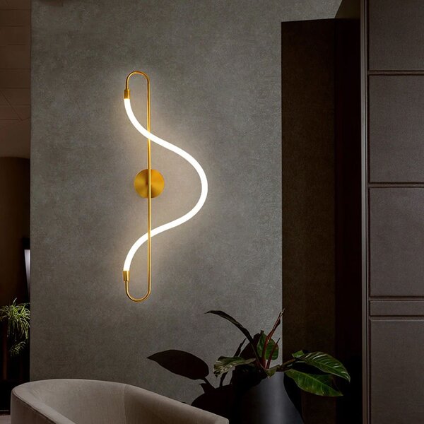 APP858-W Long Gold LED zidna svjetiljka